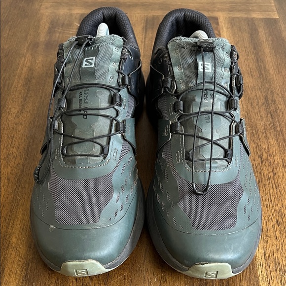 Salomon Ultra Pro Trail Running Green Black Athletic Shoes Mens Size 10.5 main image 10